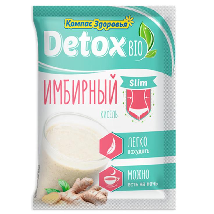 Кисель порционный SLIM "Имбирный" Detox Bio "Компас Здоровья" 25 г