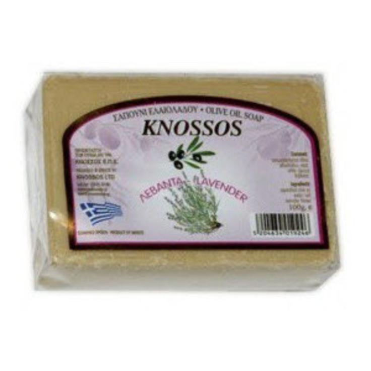 Натуральное оливковое мыло с лавандой Knossos 100 г