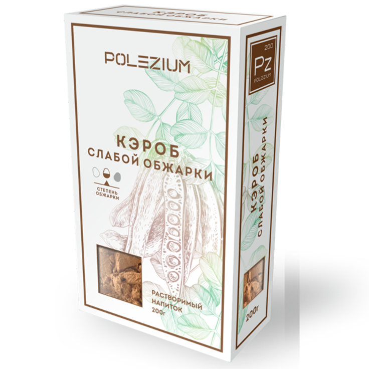 Кэроб слабой обжарки POLEZIUM, 200 г