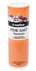 Гималайская соль розовая мелкая в солонке SETRA, 250 г
