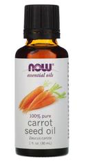 Морковь, 100% эфирное масло Now Foods, 30 мл