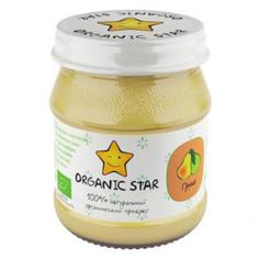 Детское пюре органическое "Груша" с 4 месяцев Organic Star 100 г