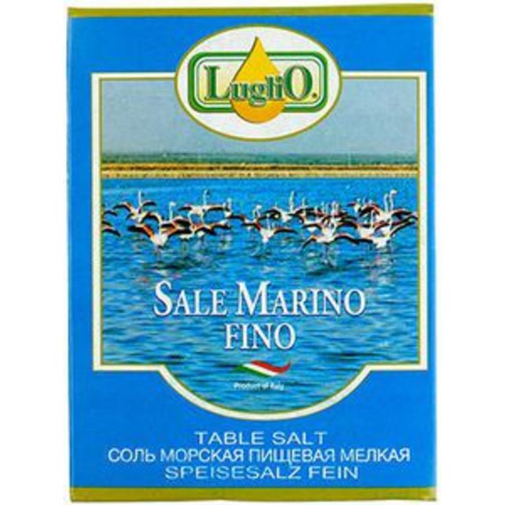 Морская соль LUGLIO мелкая, 1 кг