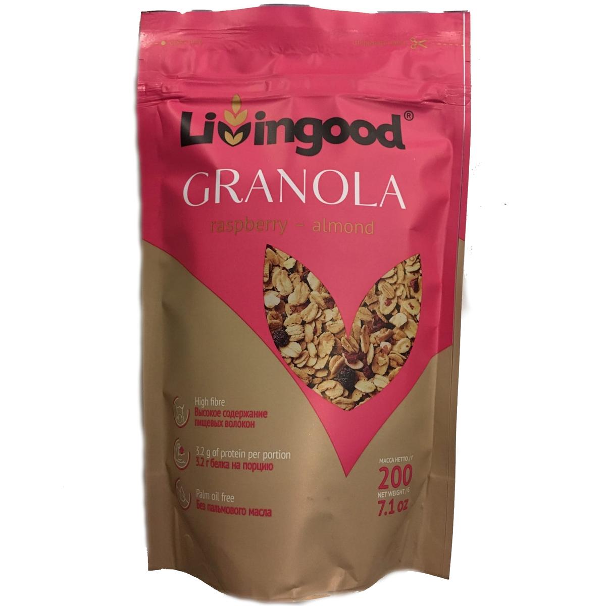 Малина миндаль. Granola Livingood малина миндаль. Макфа Livingood гранола 200г (1/8) груша-шоколад. Livingood Макфа гранола манго фисташка. Мюсли Livingood 200гр гранола малина-миндаль.