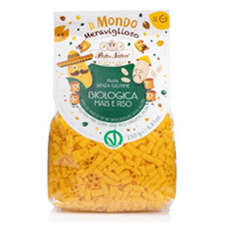Диталини из кукурузы и риса безглютеновые БИО PASTA NATURA 250 г