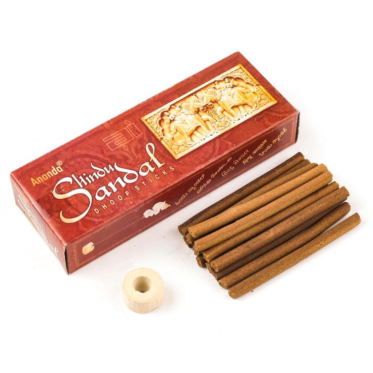 Благовония Sai Darshan Dhoop безосновные с подставкой Hindu Sandal, 22 г