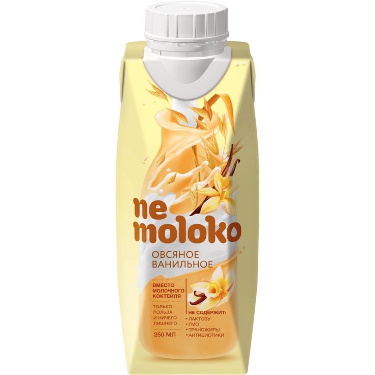 Овсяное ванильное молоко 3,2% жирности NEMOLOKO 250 мл