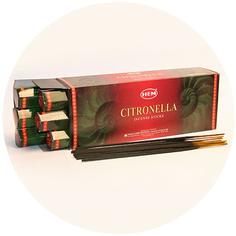 Благовония HEM Citronella - Цитронелла, 20 палочек