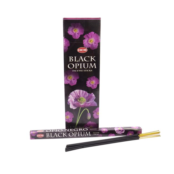 Благовония HEM Black Opium - Черный опиум, 8 палочек