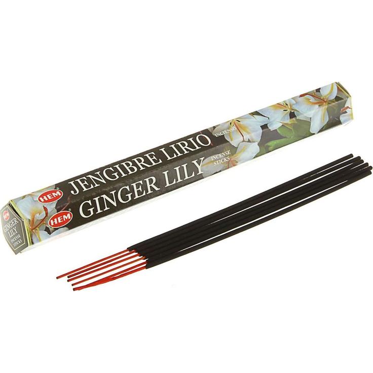 Благовония HEM Ginger Lily - Имбирь и лилия, 20 палочек