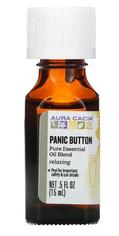 Композиция натуральных эфирных масел Panic Button - тревожная кнопка, Aura Cacia 15 мл
