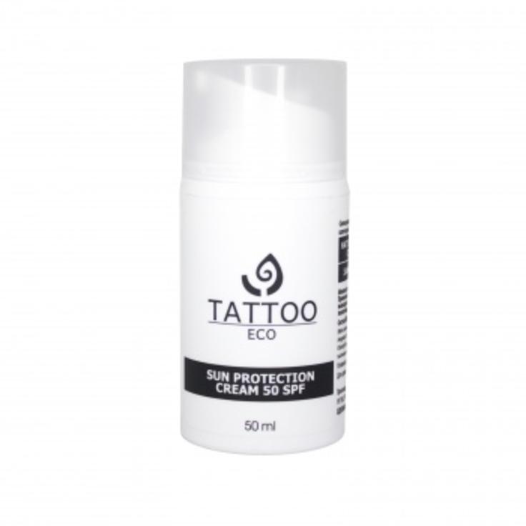 Солнцезащитный крем SPF50 для татуировки Tattoo Eco - LEVRANA 50 мл