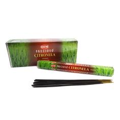 Благовония HEM Precious Citronella - Драгоценная цитронелла, 20 палочек