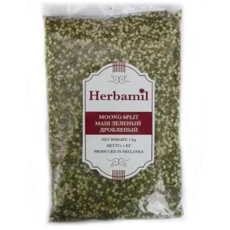 Маш зеленый дробленый Herbamil 1 кг