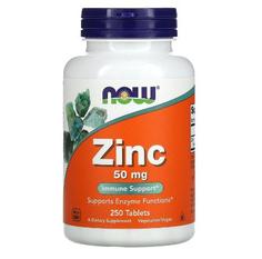 Zinc NOW FOODS 250 таблеток по 50 мг