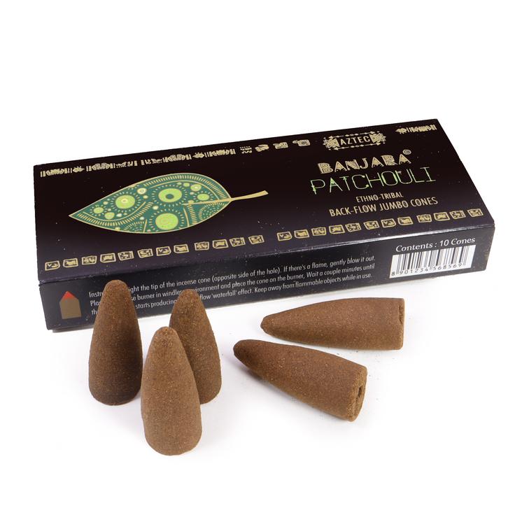 Благовония BANJARA Ethno Backflow Patchouli - Пачули, 10 конусов 30 г