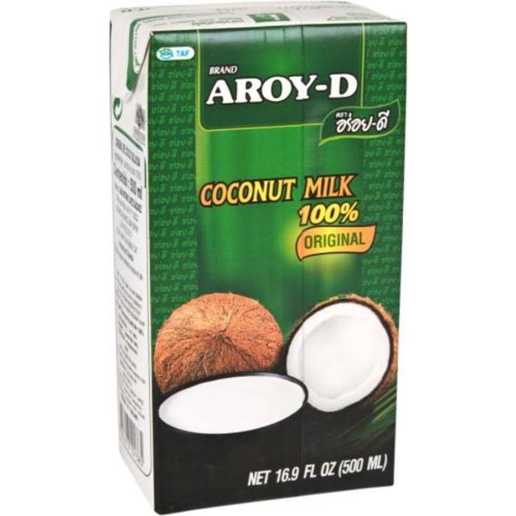 AROY-D кокосовое молоко в пакете 60% (жирность 17-19%), 500 мл