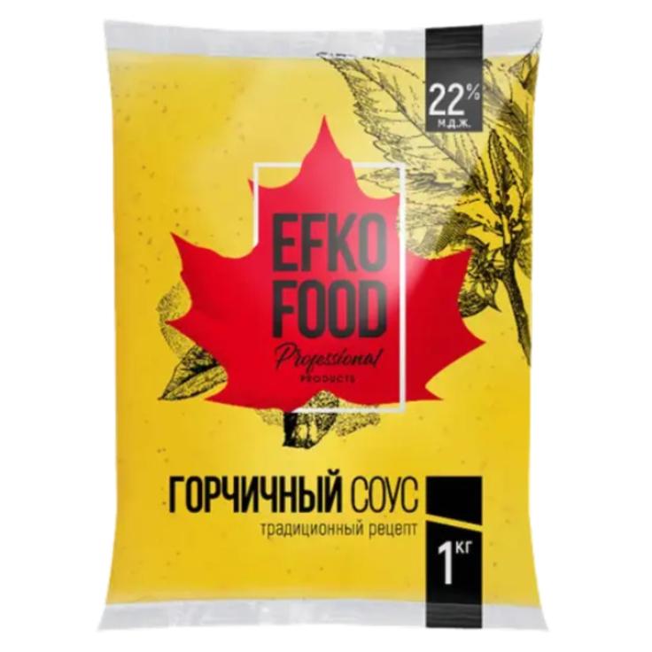 Соус ГОРЧИЧНЫЙ 22% жирности EFKO FOOD 1 кг