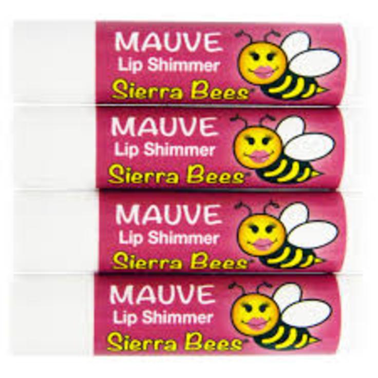 Органический тонированный сиреневый бальзам-блеск для губ Sierra Bees на основе воска 4.25 г