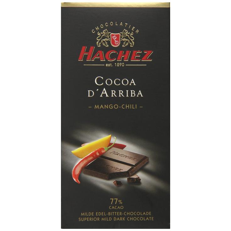 Шоколад горький с манго и чили "Какао Арриба" 77% Hachez, 100 г