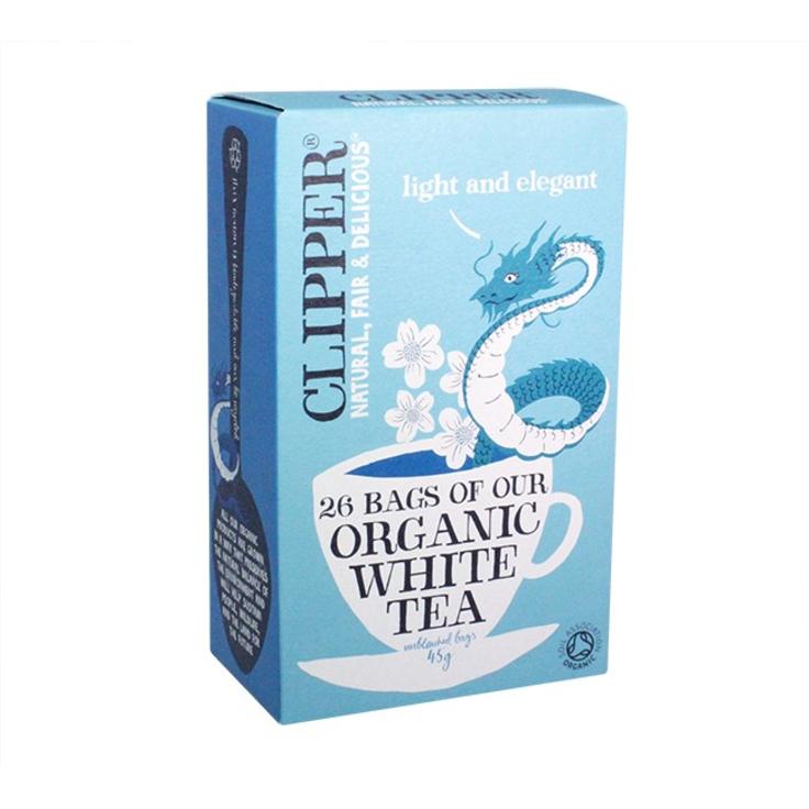 CLIPPER органический белый чай 26 пакетиков 45 г