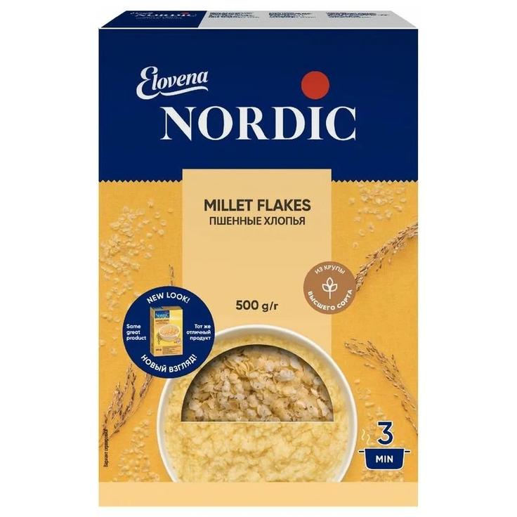 Хлопья пшенные NORDIC, 500 г