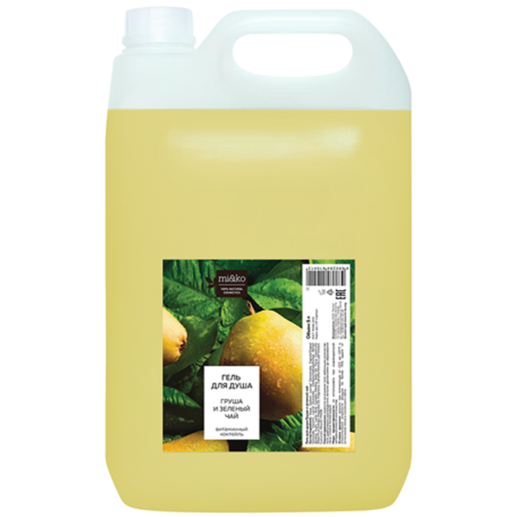 МиКо гель для душа "Груша и зеленый чай" 5 л