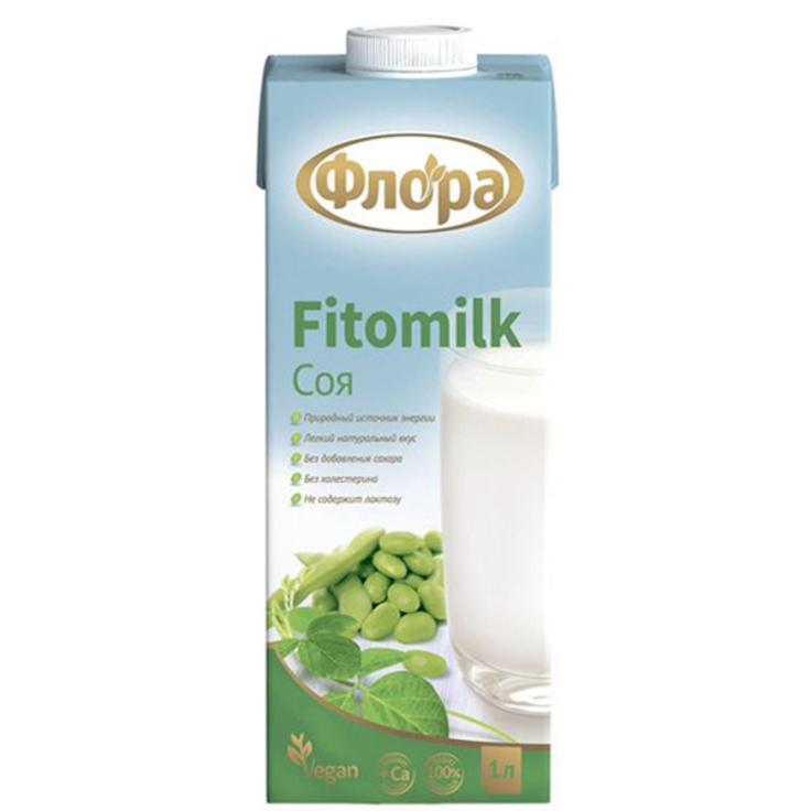 Соевое молоко Флора-Fitomilk 1 л
