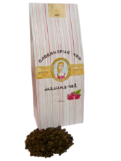 Чай "Малина" из ферментированных листьев "Славянские чаи", 70 г