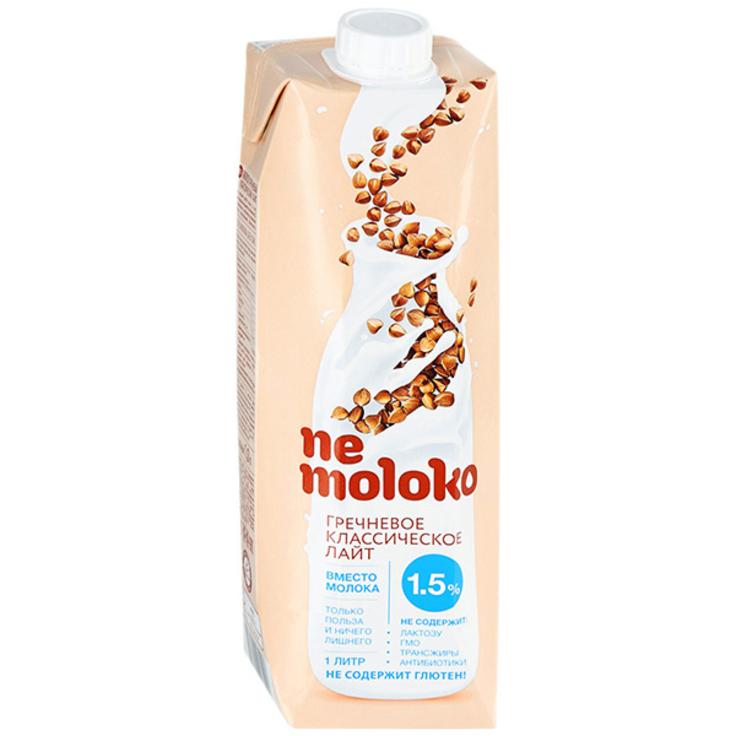 Гречневое молоко 1,5% жирности NEMOLOKO 1 л