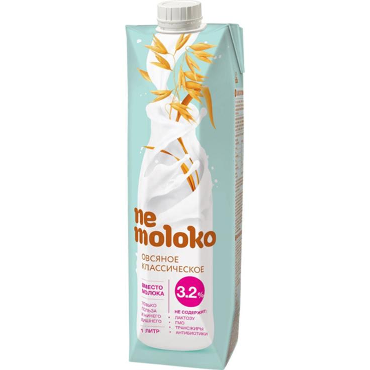 Овсяное молоко 3,2% жирности NEMOLOKO 1 л