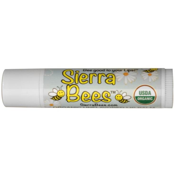 Органический бальзам для губ Sierra Bees на натуральном пчелином воске 4.25 г