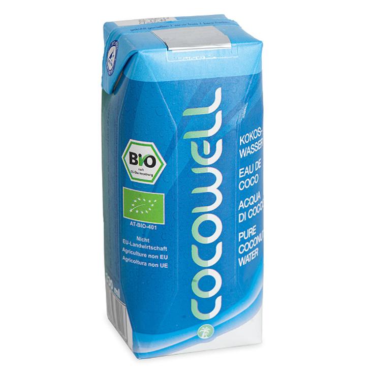 COCOWELL 100% Кокосовая вода без сахара БИО, 330 мл