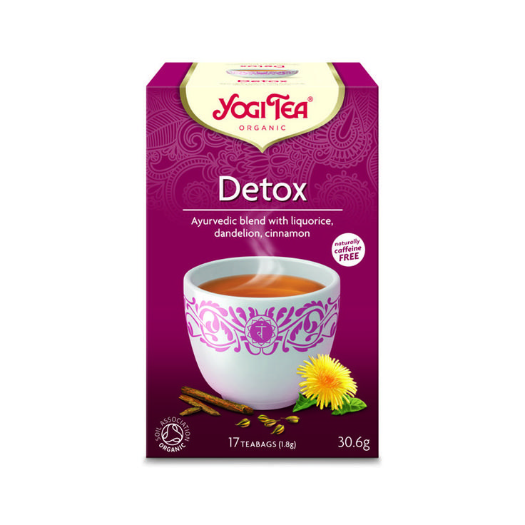 Чай органический Yogi Tea Detox - Очищающий БИО 17 пакетиков 30.6 г