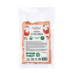 Сейтан веганский постный Крабчики "Высший вкус", 200 г