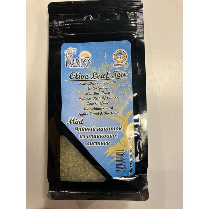 Чай из оливковых листьев с мятой KURTES 100 г