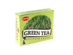 Благовония HEM безосновные Green Tea - Зеленый чай, 10 конусов