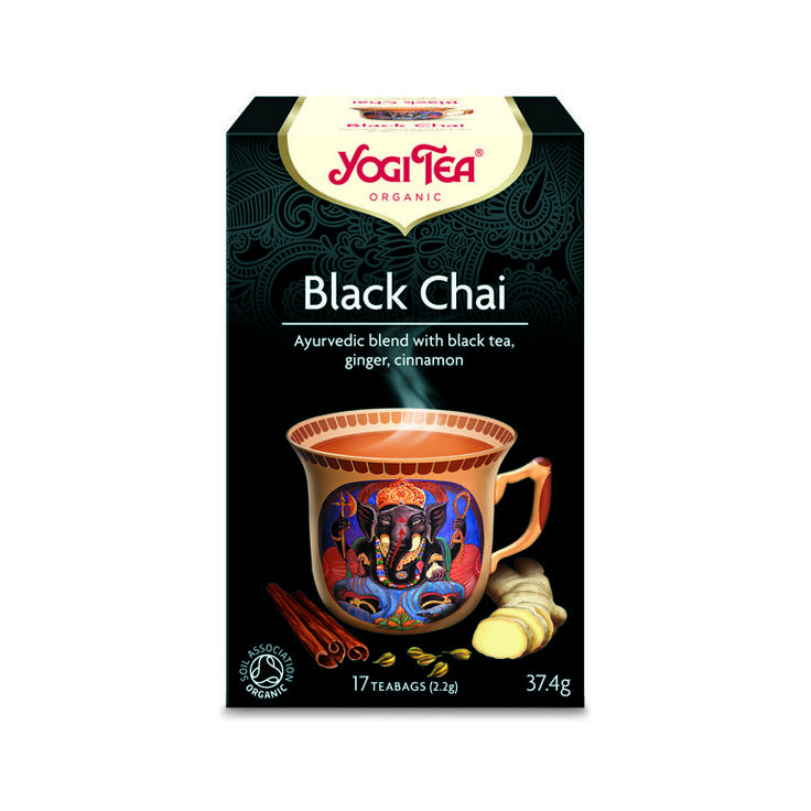 Чай органический Yogi Tea Black Chai - Черный чай с пряностями БИО 17 пакетиков 37.4 г