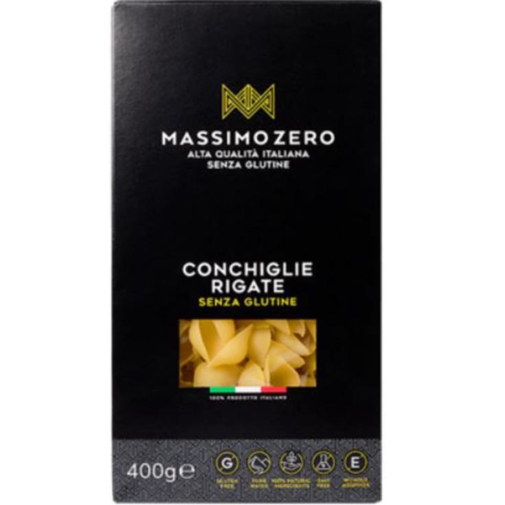 Конкильи ригате из кукурузы и риса безглютеновые MASSIMO ZERO 400 г