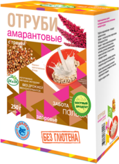 Отруби амарантовые безглютеновые с гречкой Di & Di, 250 г