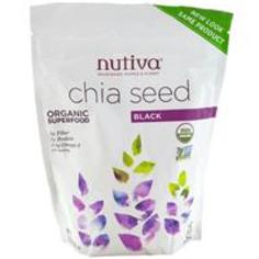 Чиа семена черные NUTIVA органические 170 г