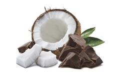 Веганское мороженое ЭКОСТОРИЯ натуральное шоколадное из кокосовых сливок в лотке, 500 г