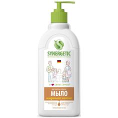 SYNERGETIC Биоразлагаемое жидкое мыло для мытья рук и тела "Миндальное молочко" 500 мл