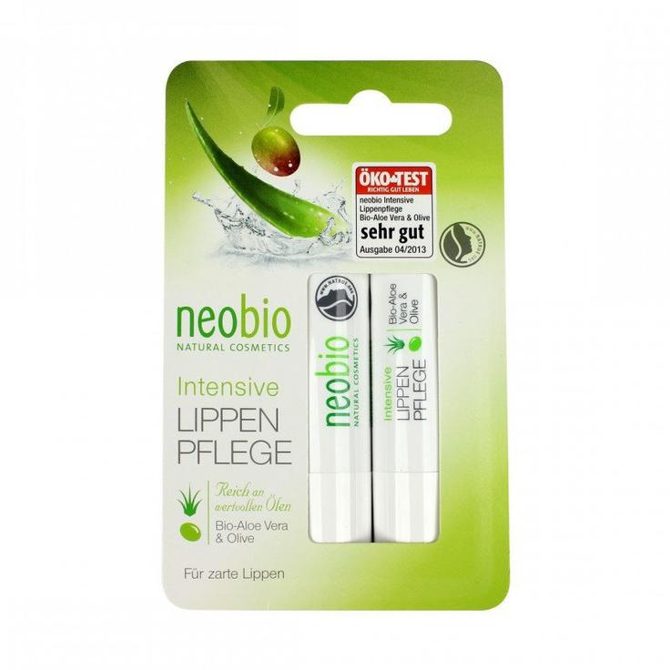 Бальзам для губ с био-алоэ и био-оливой NEOBIO 9 г