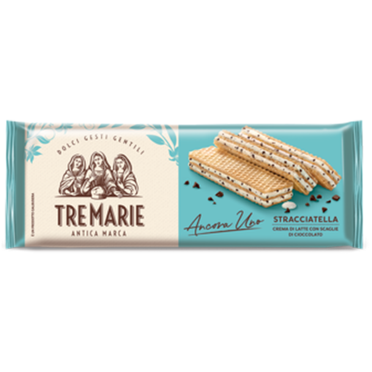 Вафли Страчателла со сливочным кремом и начинкой из темного шоколада Tre Marie 140 г