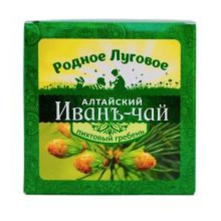 Иван-чай алтайский пихтовый гребень "Родное Луговое" в коробке, 50 г