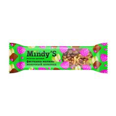 Батончик натуральный ореховый "Фисташка - малина - молочный шоколад" Mindy's 35 г