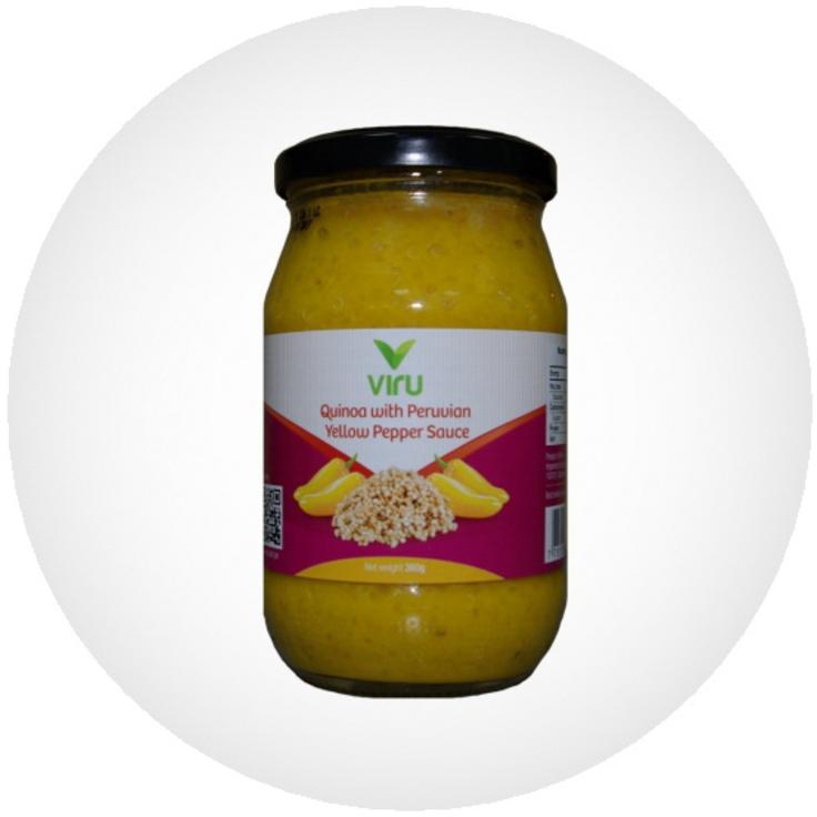 Соус из желтого перуанского перца с киноа VIRU 360 г