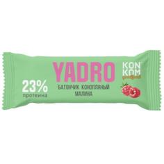 Батончик протеиновый 23% конопляный YADRO Energy малина KONOPLEKTIKA 47 г