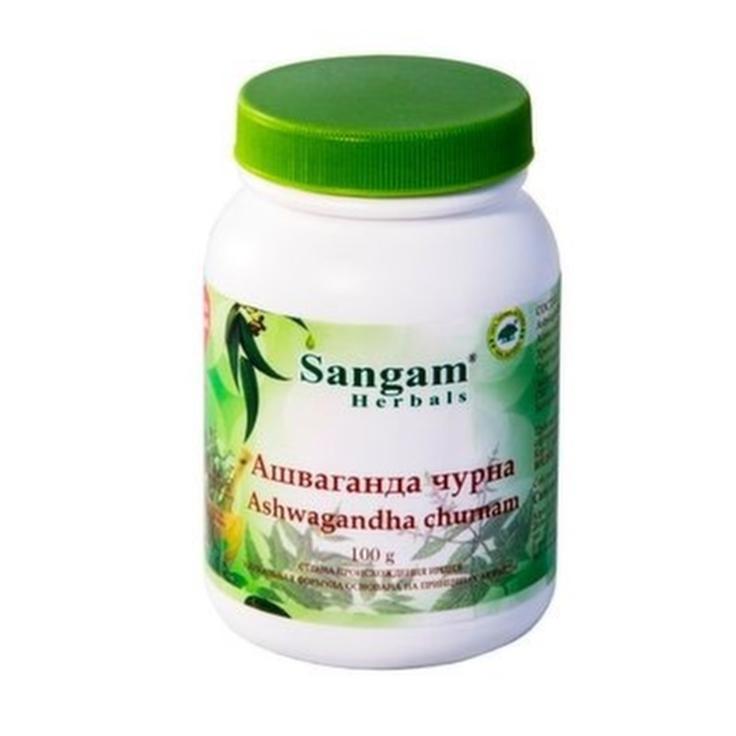 Ашваганда чурна порошок Sangam Herbals 100 г